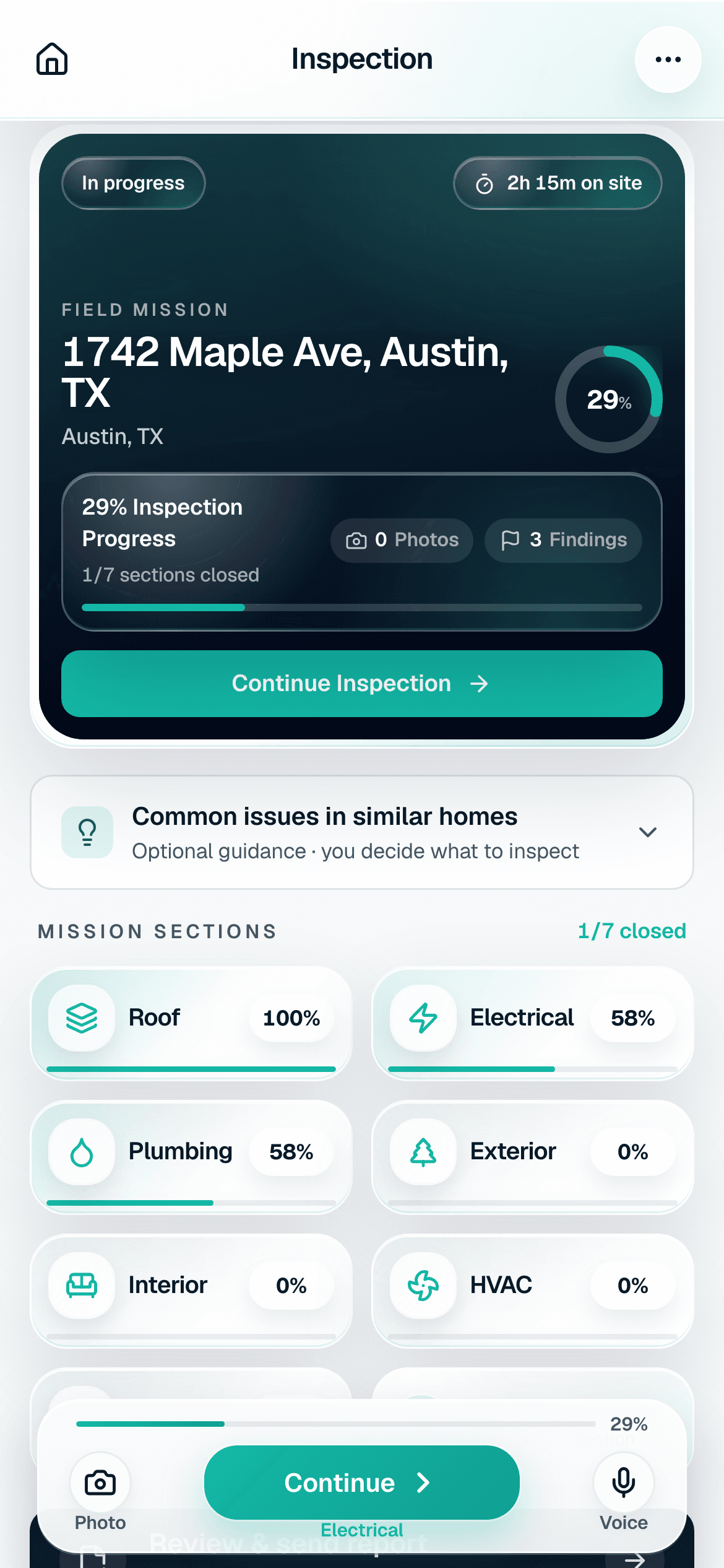 SightSpec mobile field inspection app